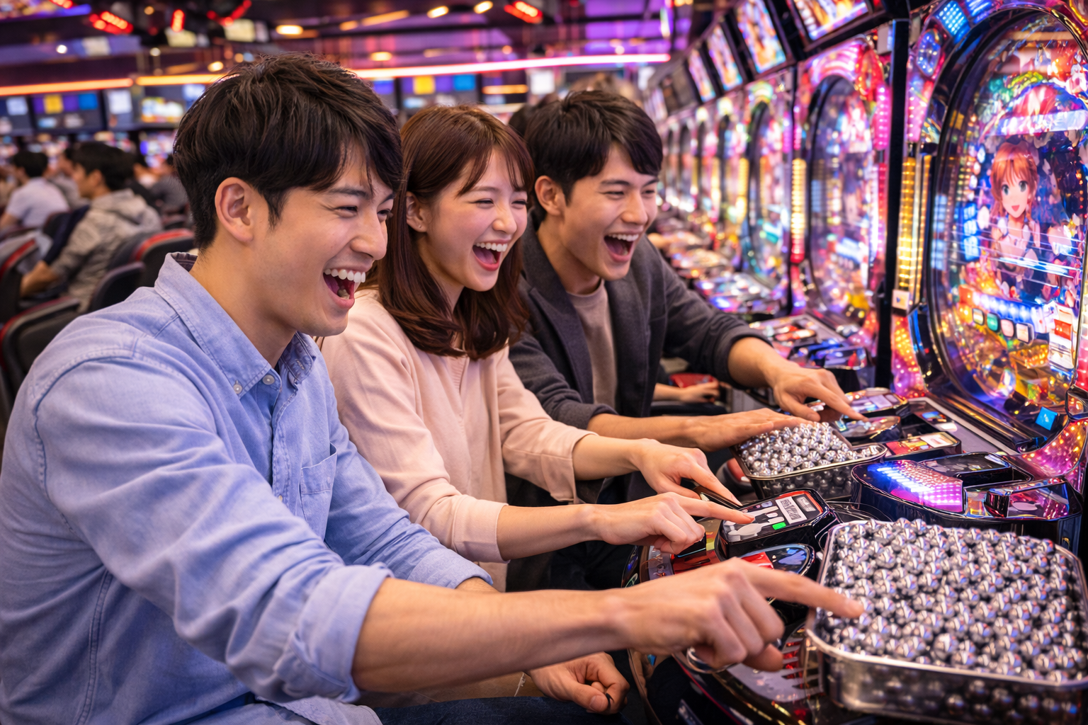 Gaming hall atmosphere